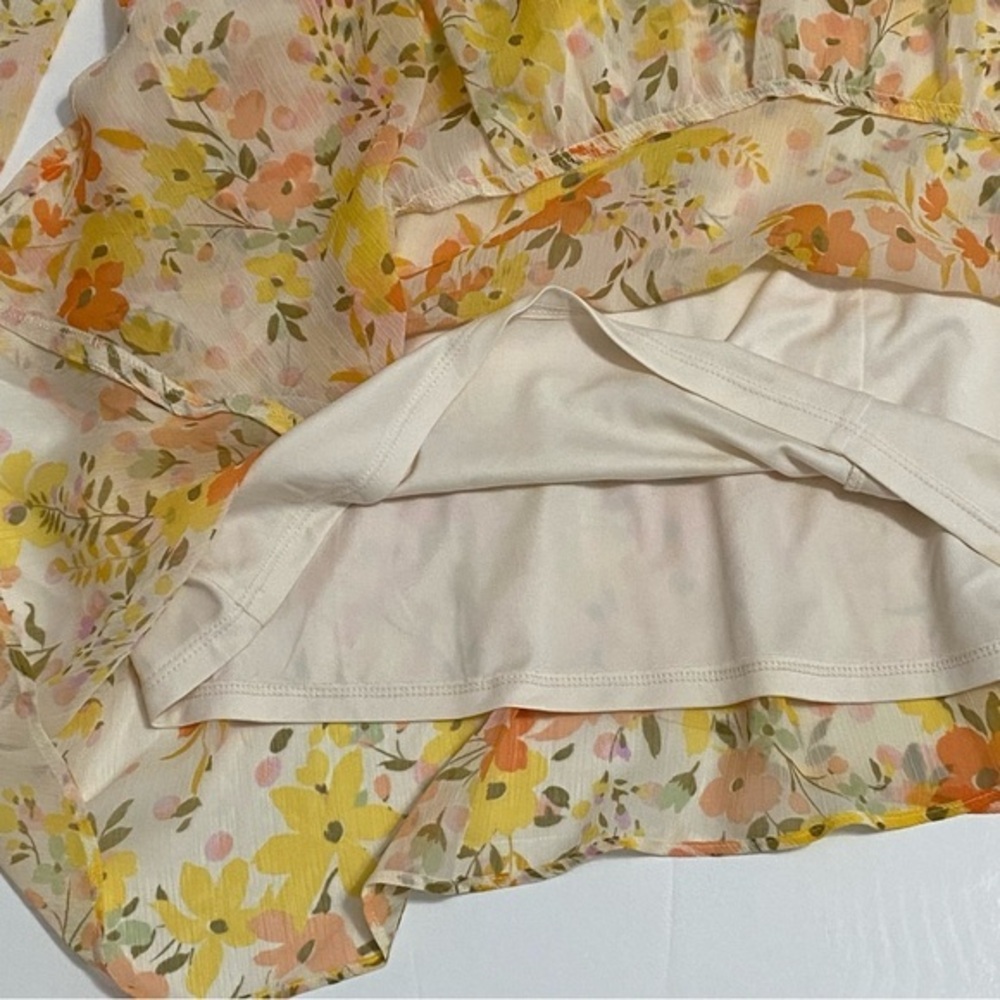 Women's‎ Floral Asymmetrical Whimsical Fairy Skirt XXL Spring Easter - Picture 14 of 14